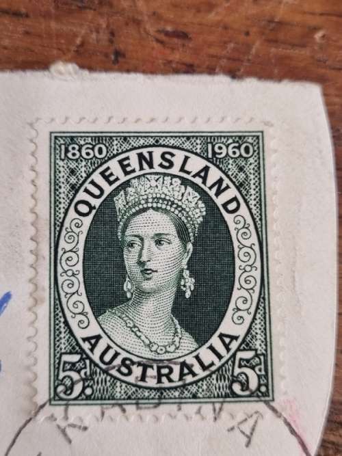 Queensland Australia 5d stamp - 1860 - 1960