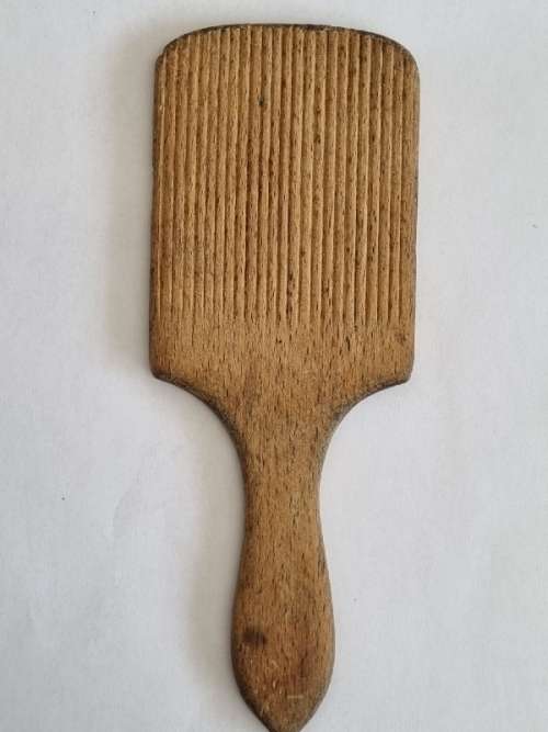 Vintage Wooden Butter Pat