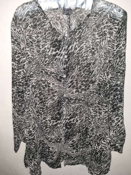 Animal Print Shirt by Chain Reaction - Size 34