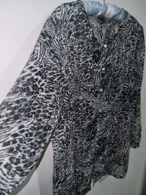 Animal Print Shirt by Chain Reaction - Size 34