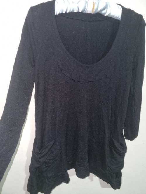 Metalicus Australia Black Stretchy Comfy Top - Free Size - Will Fit S - L