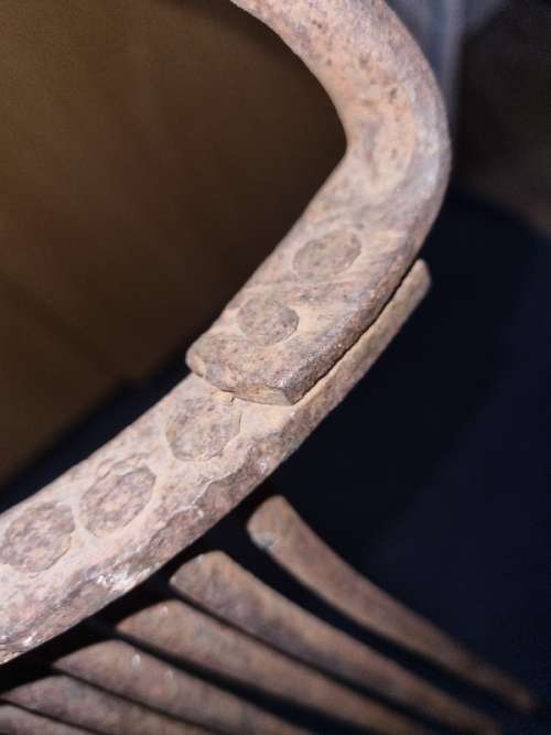 Antique Forged Coal Fork - 61cm