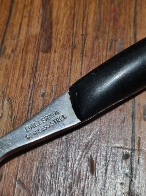 6 x Vintage Retro Cake Forks - Ballerina Stainless Steel