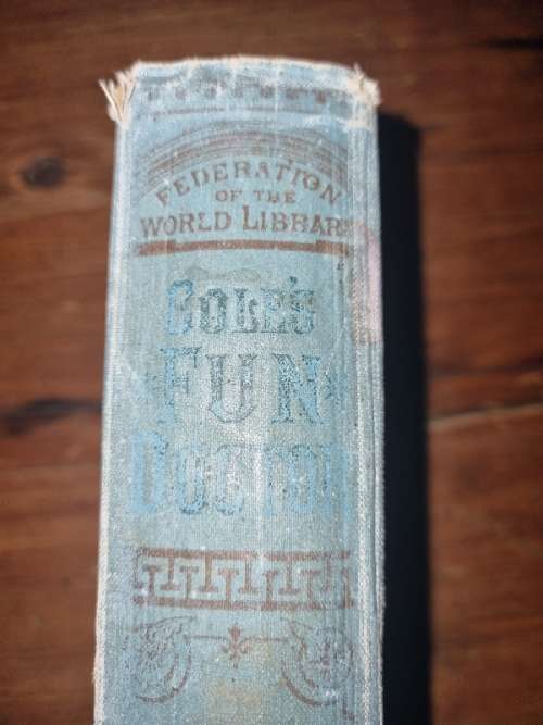 Cole`s Fun Doctor - The Funniest Book in the World - Vintage Book
