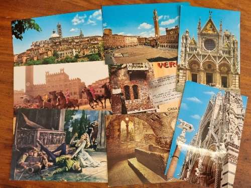 8 x Vintage Postcards