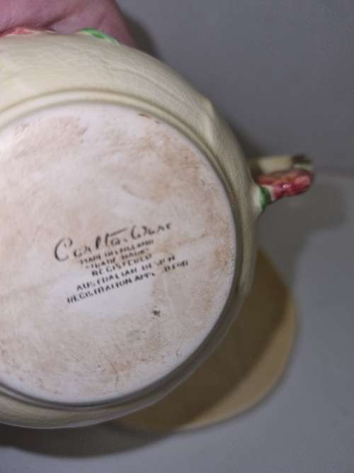 Small Vintage Carltonware Jug with saucer  - Beautiful - Carlton Ware