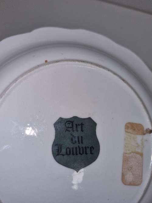 Beautiful Vintage Ashtray - Art du Louvre - Diameter - 16.5cm