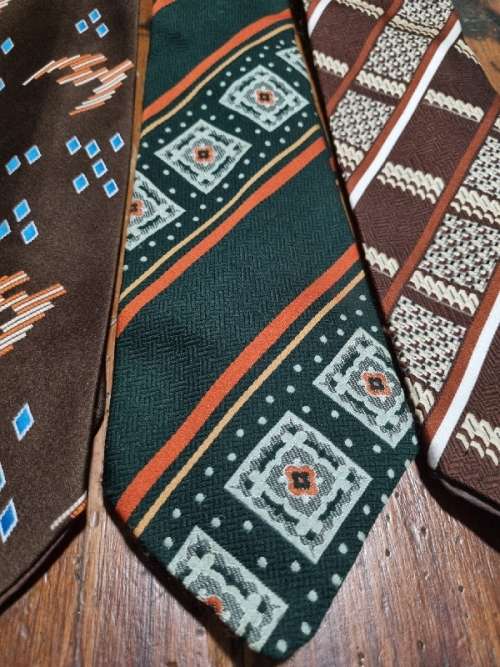 3 x Vintage Ties / Retro Ties