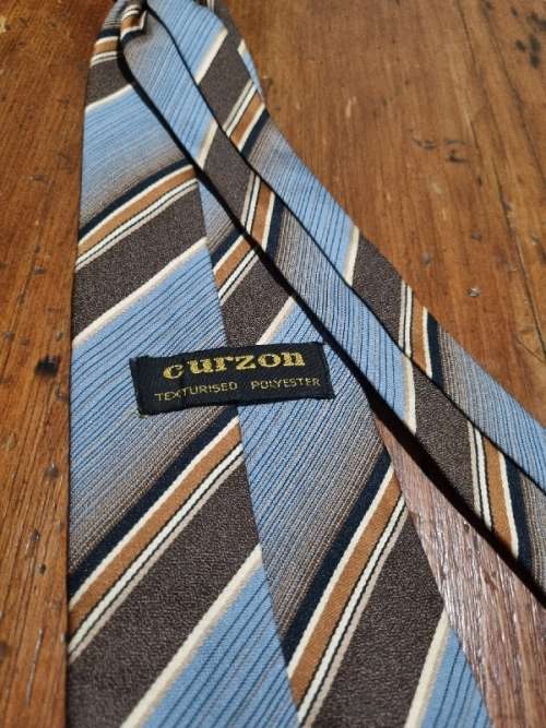 Vintage Curzon Clip On Tie