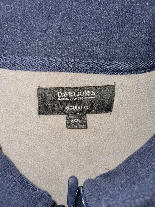 David Jones Navy sleeveless Jacket - Regular Fit - Size XXXL