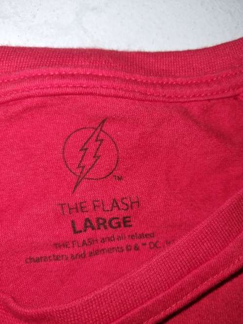 The Flash T-shirt - Size Large - 100% Cotton
