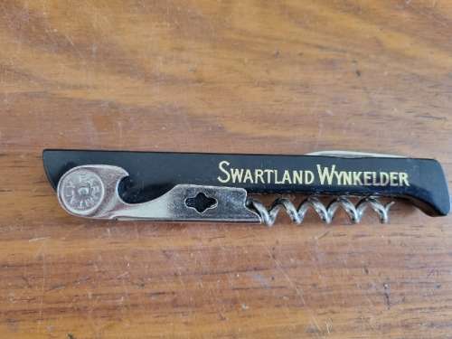 Swartland Wynkelder Bottle Opener and Cork Screw