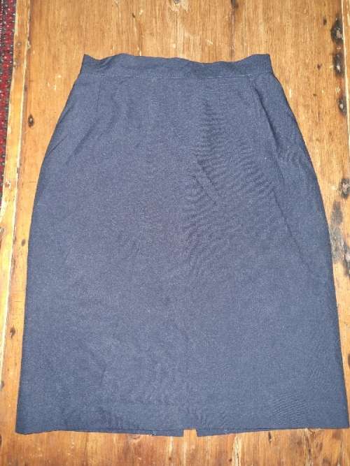 Vintage Navy Pencil Skirt - Size 32