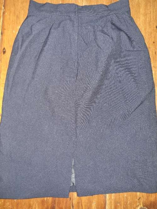 Vintage Navy Pencil Skirt - Size 32