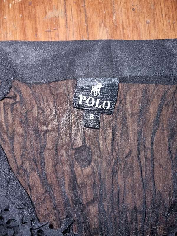 Polo Shirt with ruffle detail - Size S