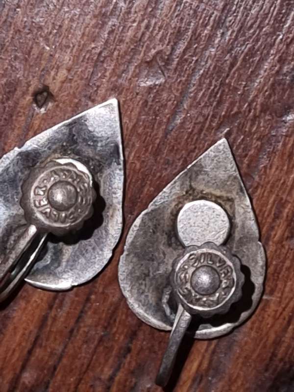 Beautiful Vintage Silver Marcasite Earrings