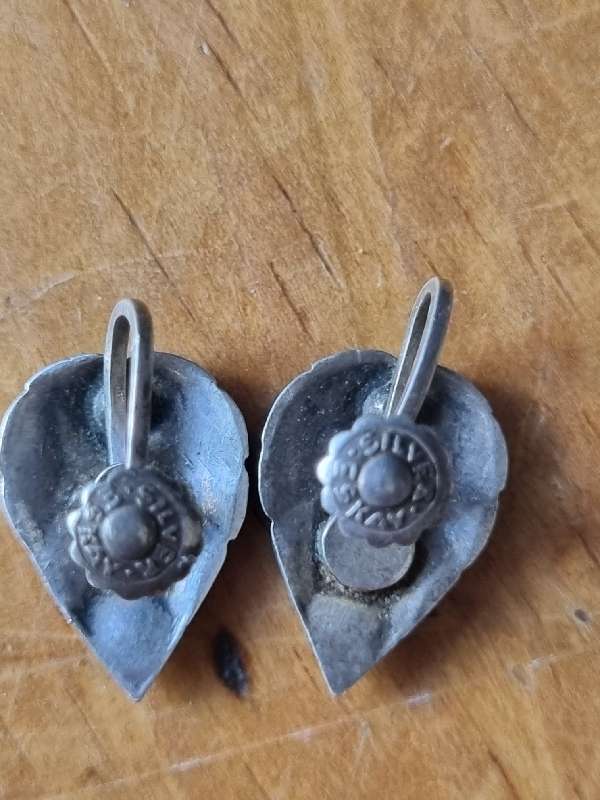 Beautiful Vintage Silver Marcasite Earrings