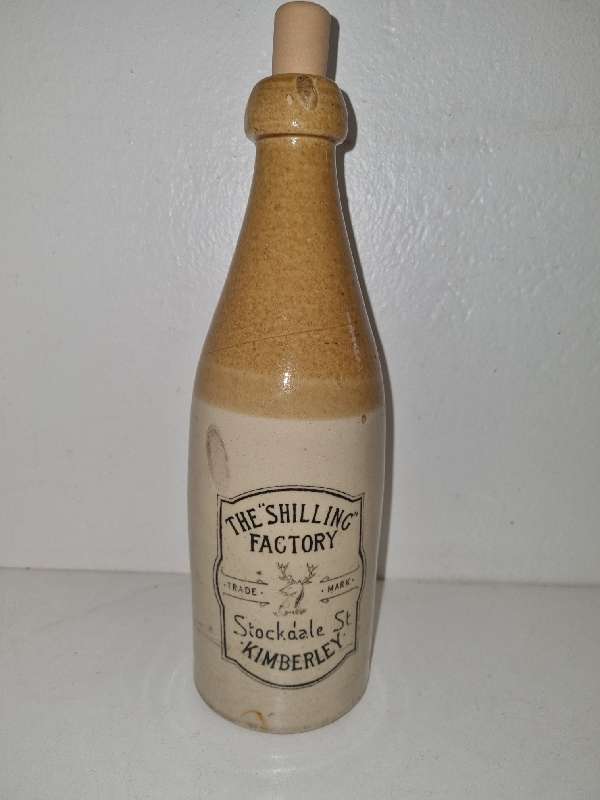The Shilling Factory Stockdale St. Kimberley Ginger Beer Bottle
