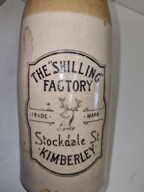 The Shilling Factory Stockdale St. Kimberley Ginger Beer Bottle