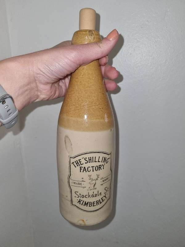The Shilling Factory Stockdale St. Kimberley Ginger Beer Bottle