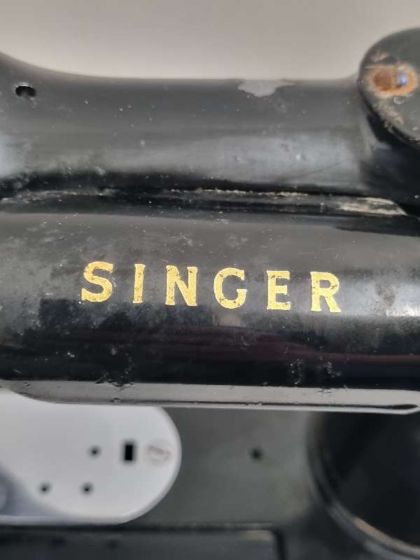 Vintage Singer 222K Sewing Machine in Box