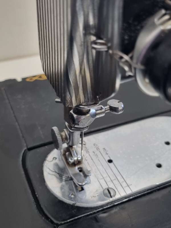 Vintage Singer 222K Sewing Machine in Box