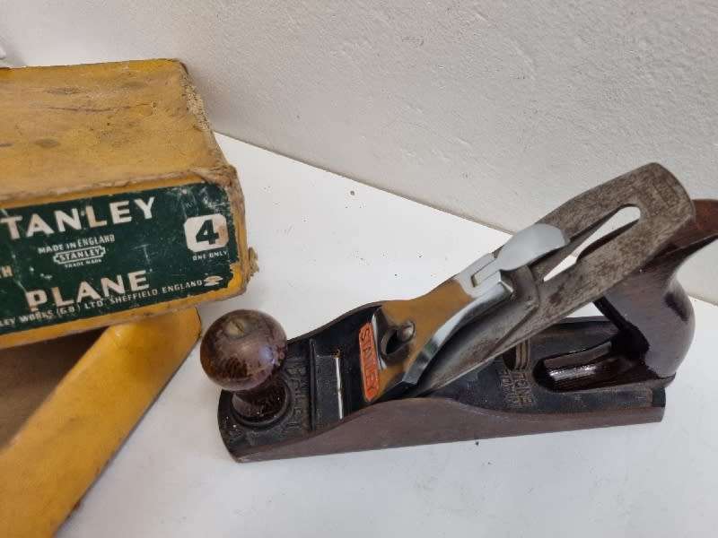 Vintage Stanley No.4 Plane in original box
