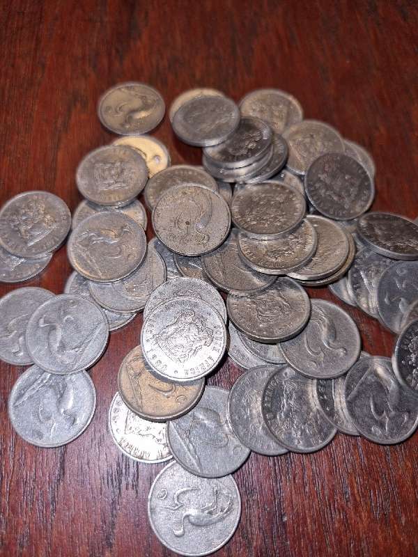 57 x 5c Coins