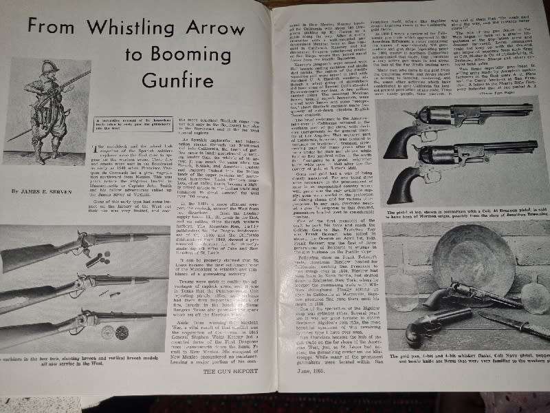 The Gun Report - Magazine - June 1996 - From Whistling Arrow to Booming Gunfire