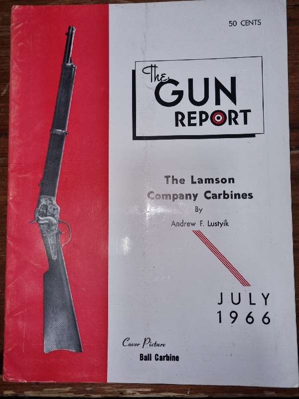 The Gun Report - Magazine - July 1966 - The Lamson Company Carbines