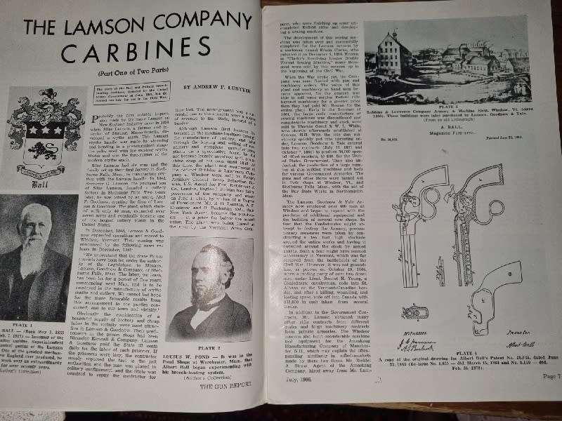 The Gun Report - Magazine - July 1966 - The Lamson Company Carbines