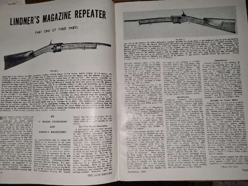 The Gun Report - Magazine - November 1966 - Lindner`s Magazine Repeater