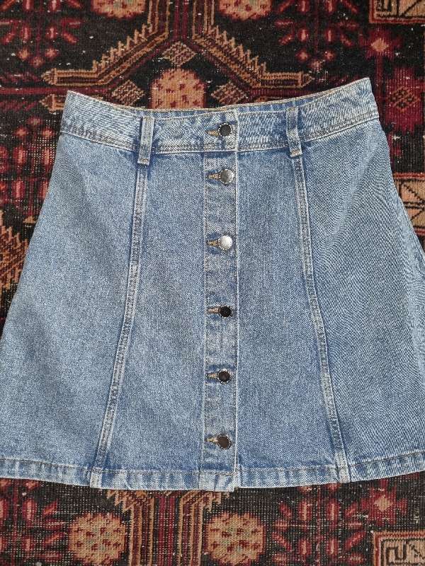 Denim Skirt - Size UK 6 - Will fit a size Small