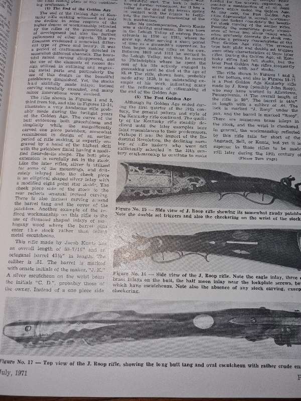 The Gun Report - Magazine - July 1971 - The Kentucky Rifle