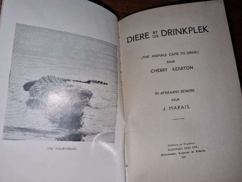 Diere by die Drinkplek - Cherry Kearton - 1937