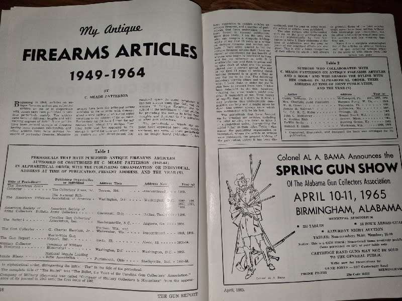 The Gun Report - Magazine - April 1965 - Some American bowie Bayonets