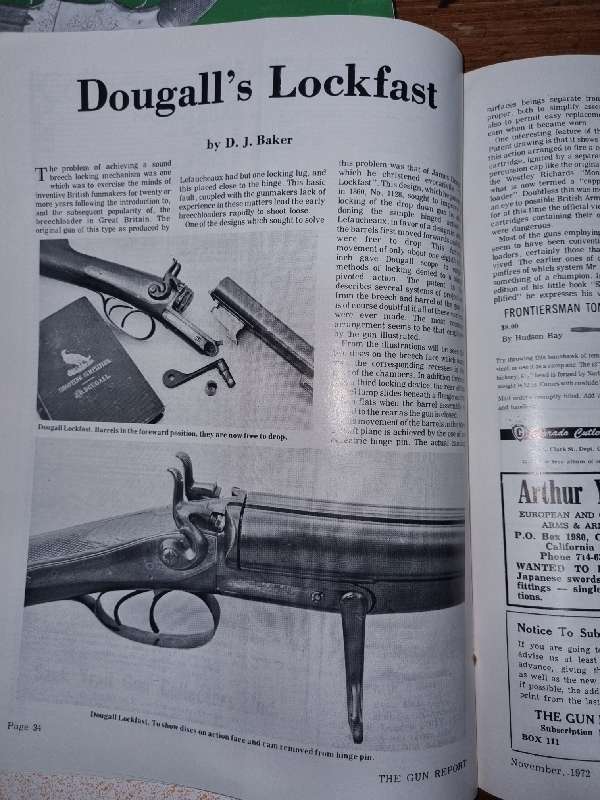 The Gun Report - Magazine - November 1972 - Richard Powers, Jr. U.S.M Tel `G