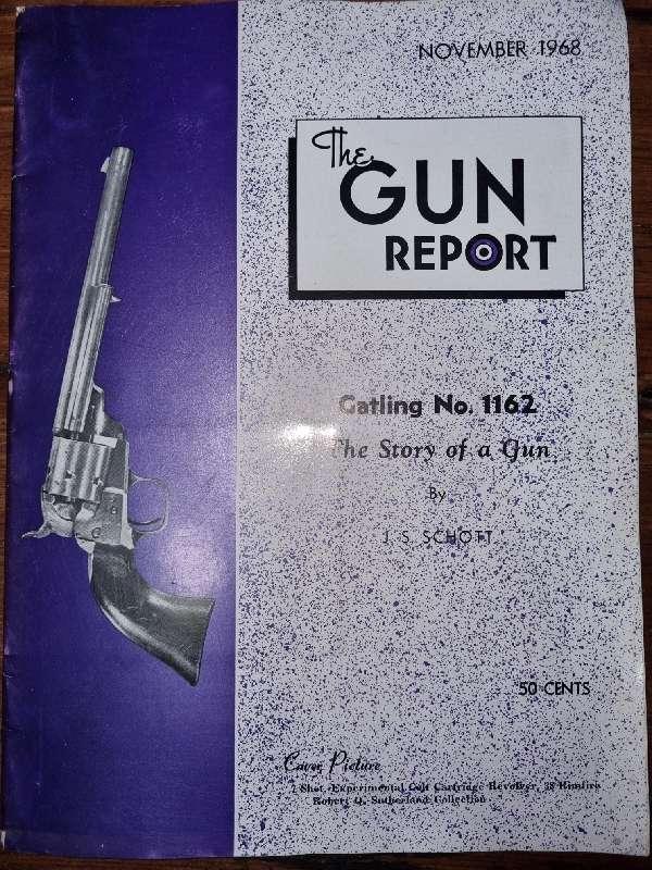 The Gun Report - Magazine - November 1968 - Gatling No. 1162