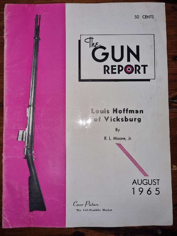 The Gun Report - Magazine - August 1965 - Louis Hoffman of Vicksburg