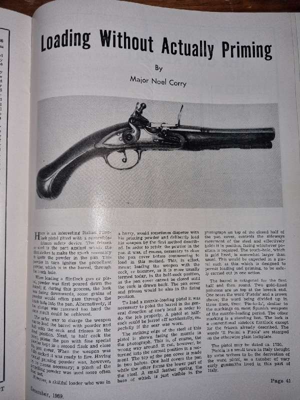 The Gun Report - Magazine - December 1969 - U.S. Naval Martial Sidearms - 1775 - 1875