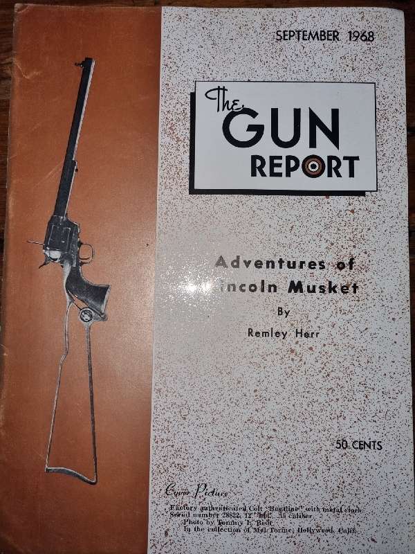 The Gun Report - Magazine - September 1968 - Adventures of Lincoln Musket