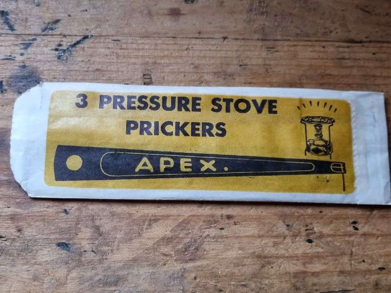 Vintage Apex Pressure Stove Prickers - In original packaging