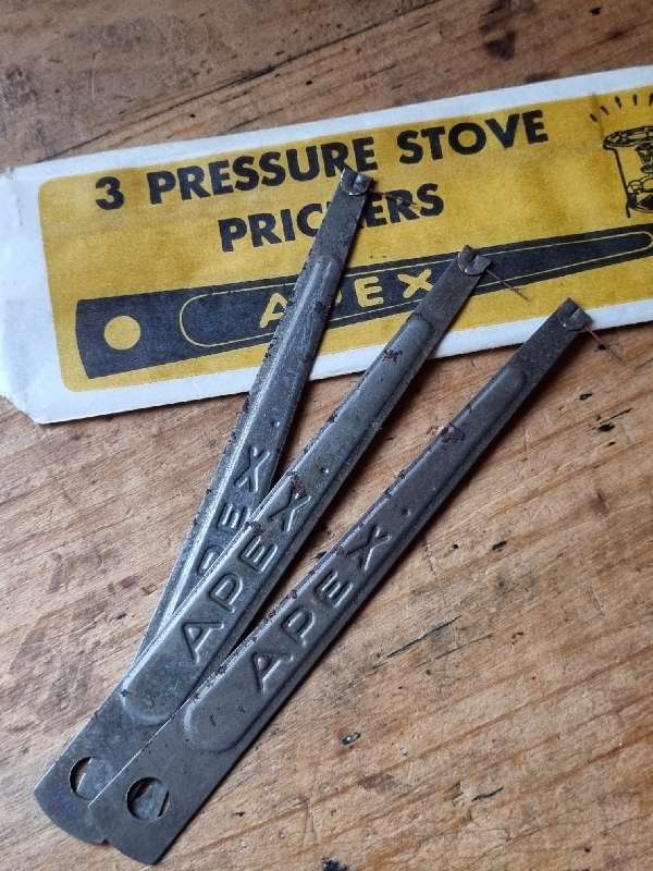 Vintage Apex Pressure Stove Prickers - In original packaging