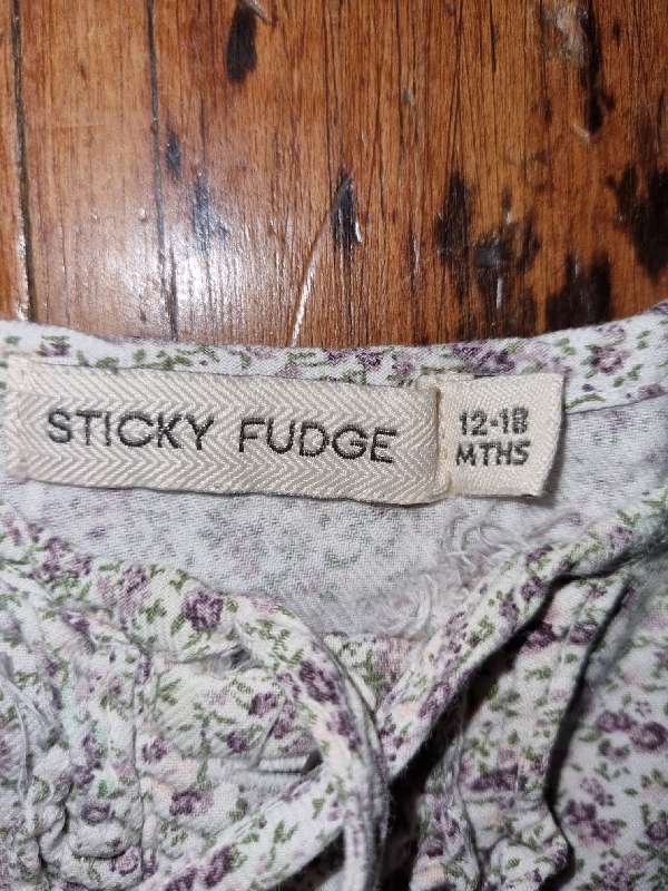 Sticky Fudge Floral Top - Age 12-18 months - 100% Cotton