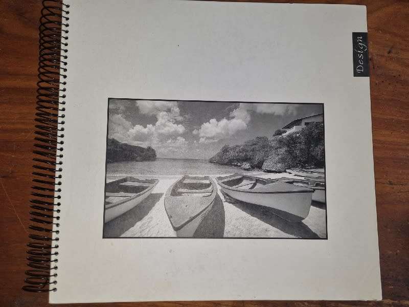 Ring Bound book for scrapbooking or photos - 21 pages - New - Never used - Pages are 31cm x 32cm