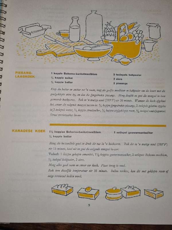 Bokomo Bakboek - Vintage Resepteboek
