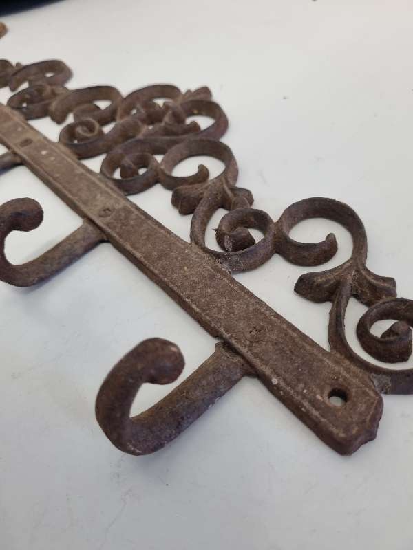 Beautiful Rustic Cast Iron Wall Hook