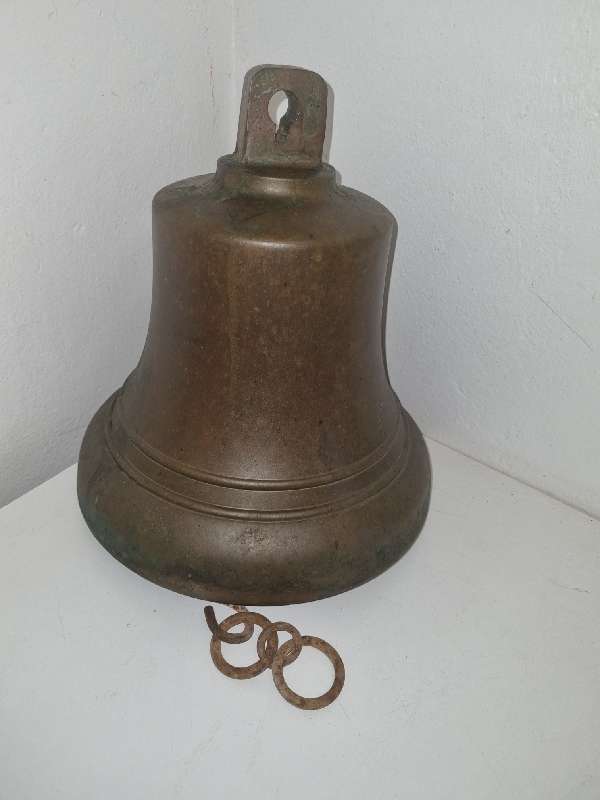 Very Large Antique Church Bell - Solid Brass - HEAVY item!!!