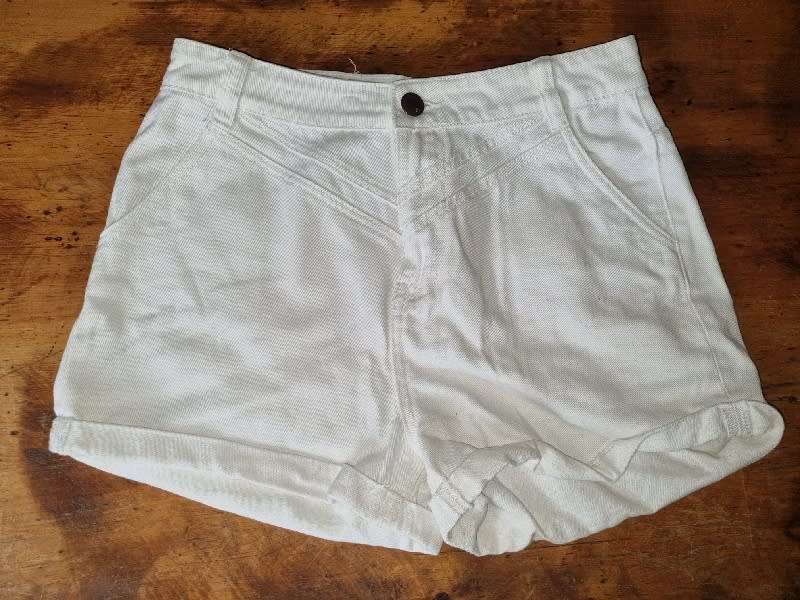 White High Rise Shorts - Size M