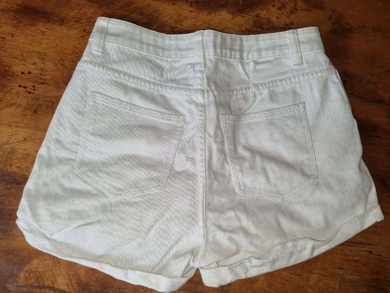White High Rise Shorts - Size M